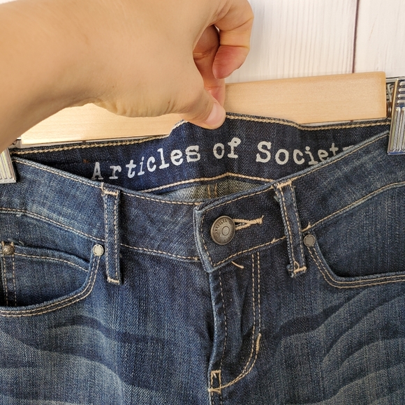 Articles of Society zoey crop topaz jeans - Picture 5 of 12